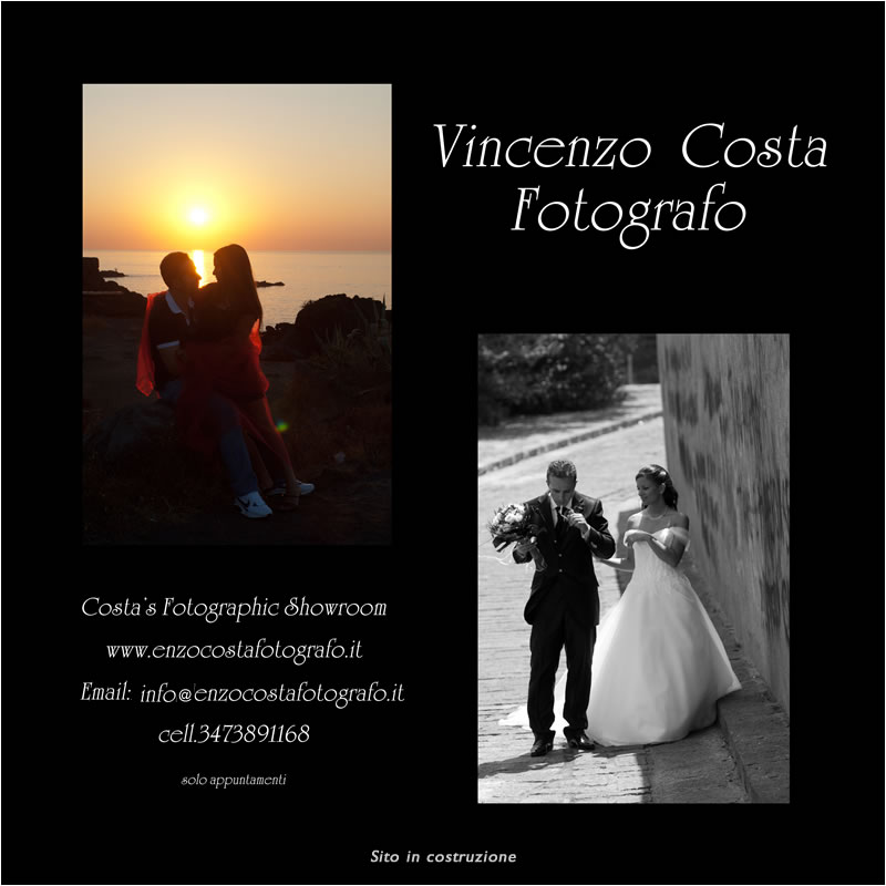 Costa's fotographic showroom - Fotografo - Ricevimenti - Matrimoni - Eventi - CATANIA